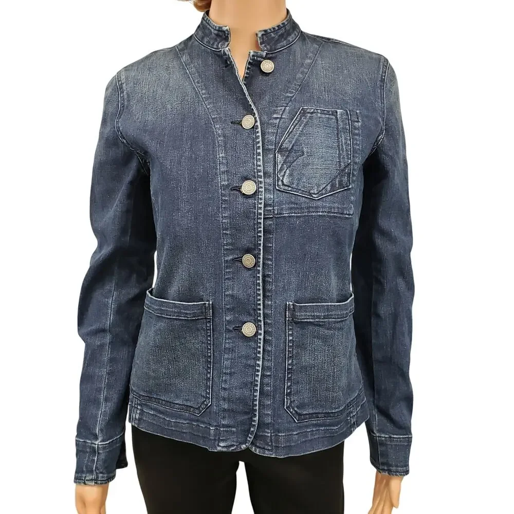 Ralph Lauren Jeans Co Ralph Lauren Denim Jacket Unique Rare Vintage XS - Picture 3 of 11